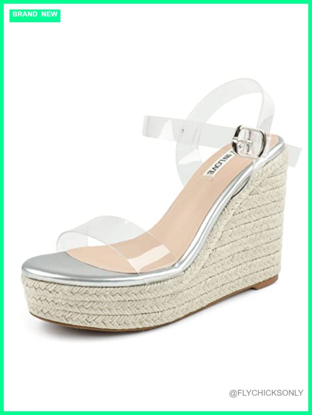 Womens Espadrilles Wedge Sandals Platform Heels Ankle Strap Open Toe Buckle